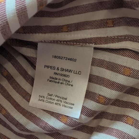 NWT Veronica Beard Sleeveless Blakely Top Striped V-Neck Red White Size 6 - Picture 5 of 9